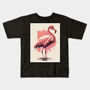 Pink Flamingo Kids T-Shirt